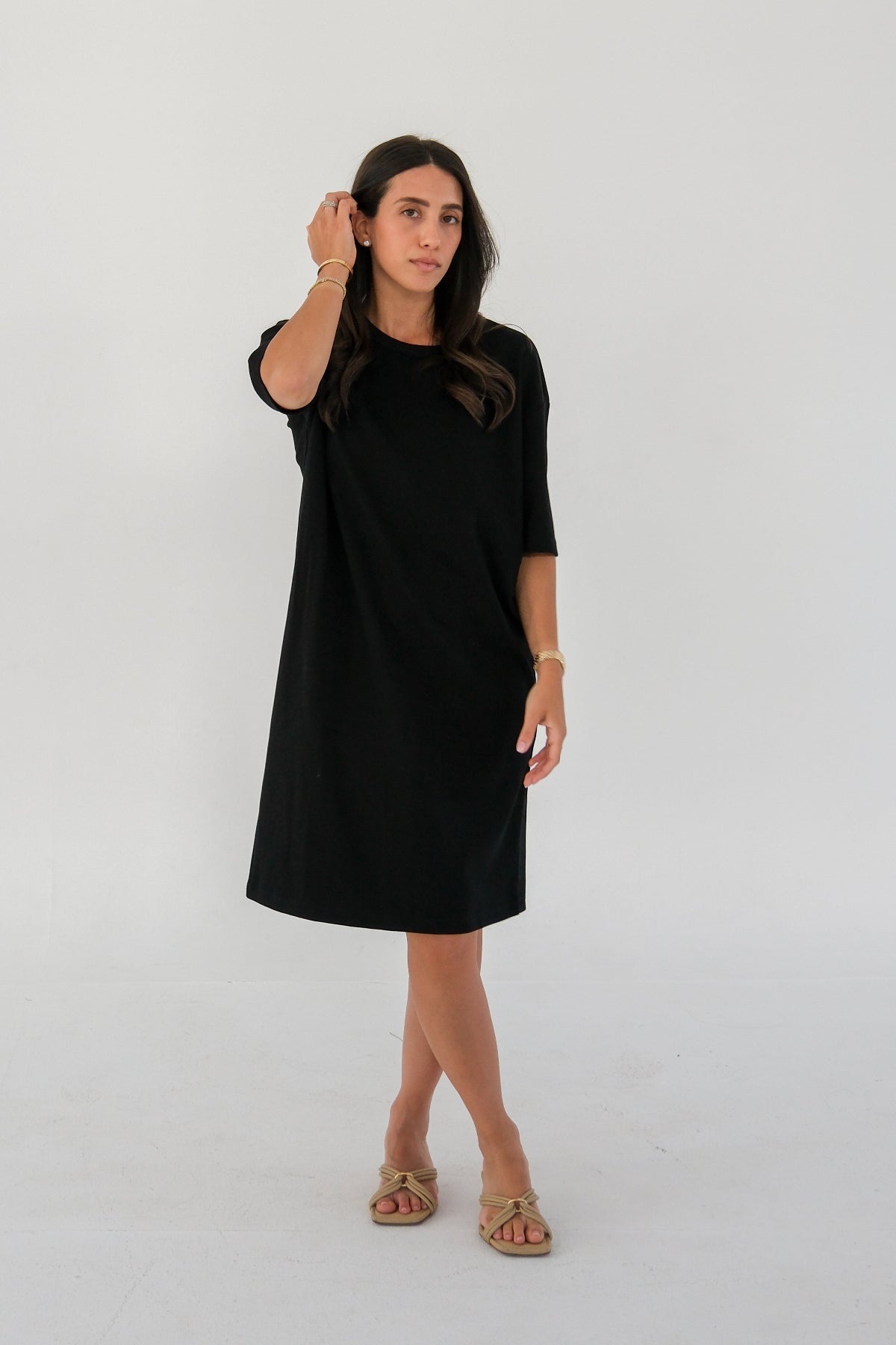 The T-Shirt Dress Black S The T-Shirt Dress Black S