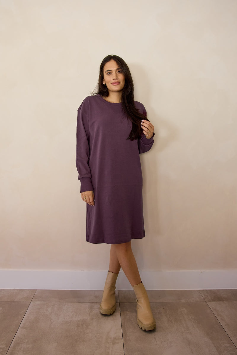 The Crew Dress Bordeaux