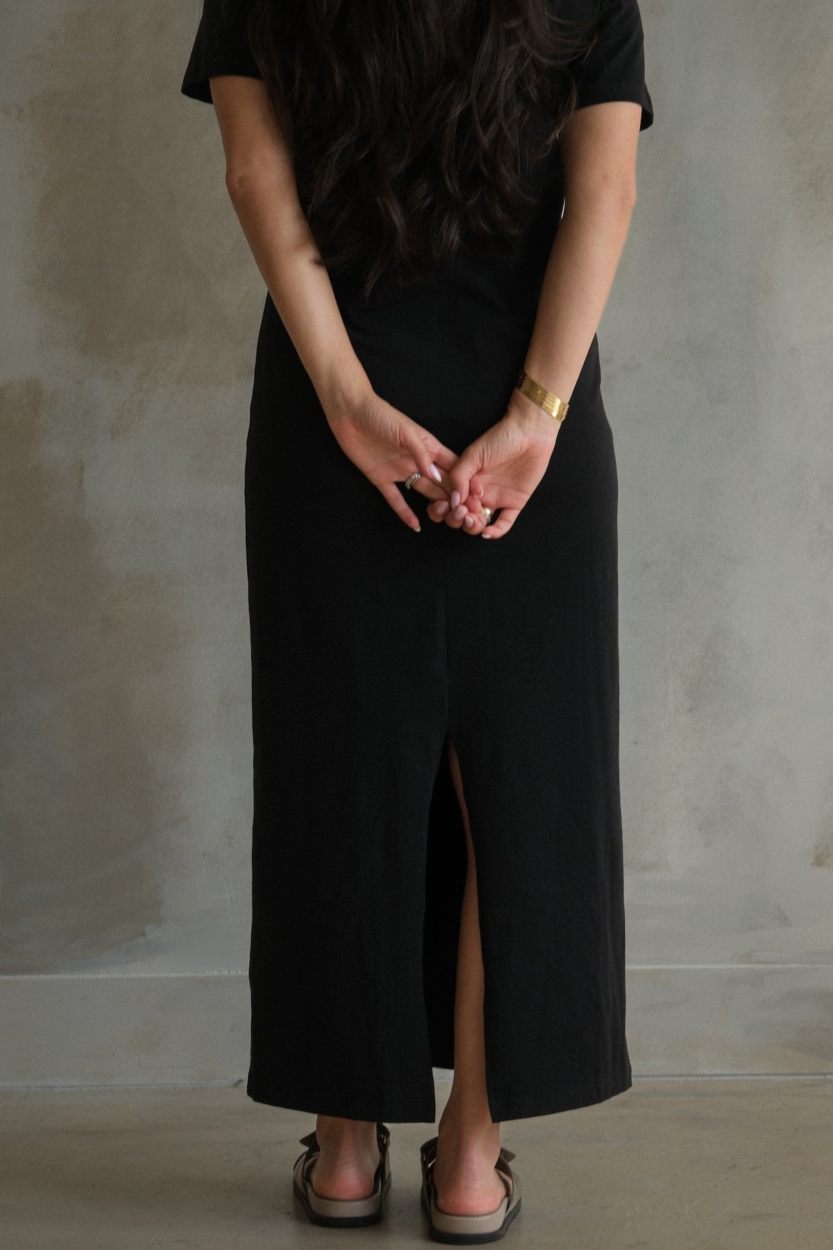 day by day maxi dress The Slit Back Maxi Dress Regular / M