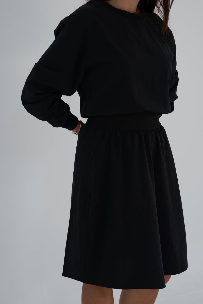 The Banded Long Sleeve Crop