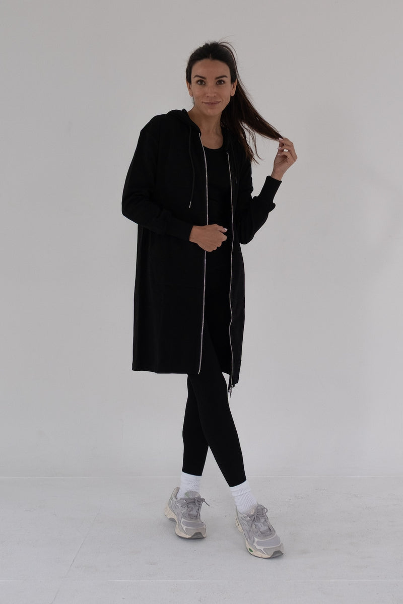 The Ribbed Legging Black