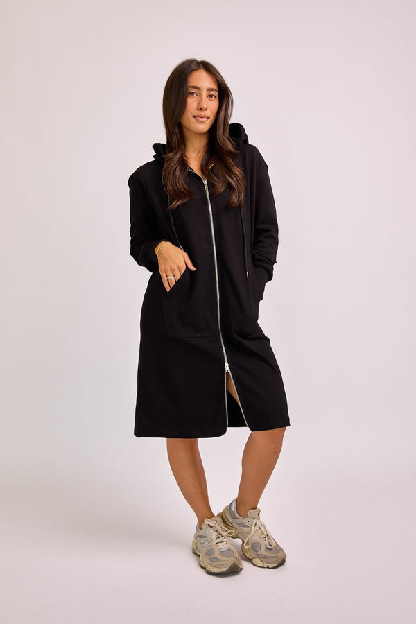 The Double Zip Hoodie Dress