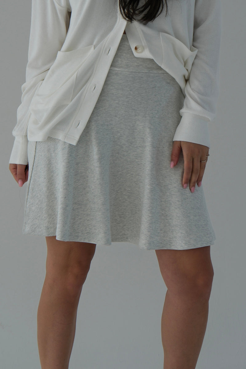 Oversized Ribbed Cardigan Cream