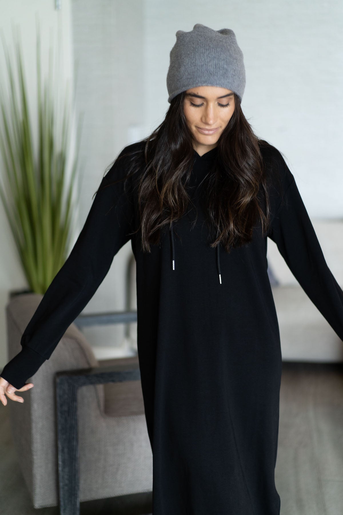 oversized black hoodie dress Oversized Hoodie Black Hoodie Dress Outfit Maxi Sweatshirt Hoodie Dress, Black Long Hooded Dress