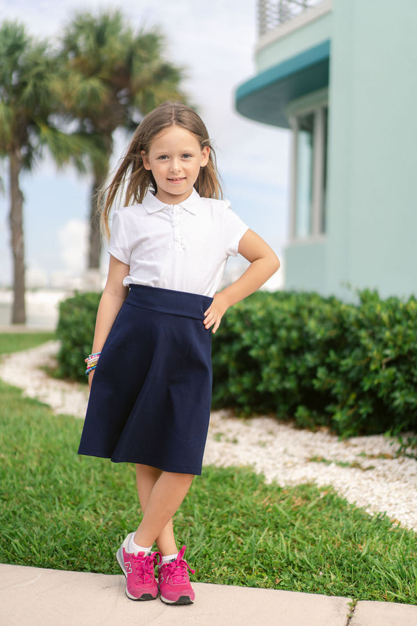 Olive and Tuesday The Little Circle Skirt Navy